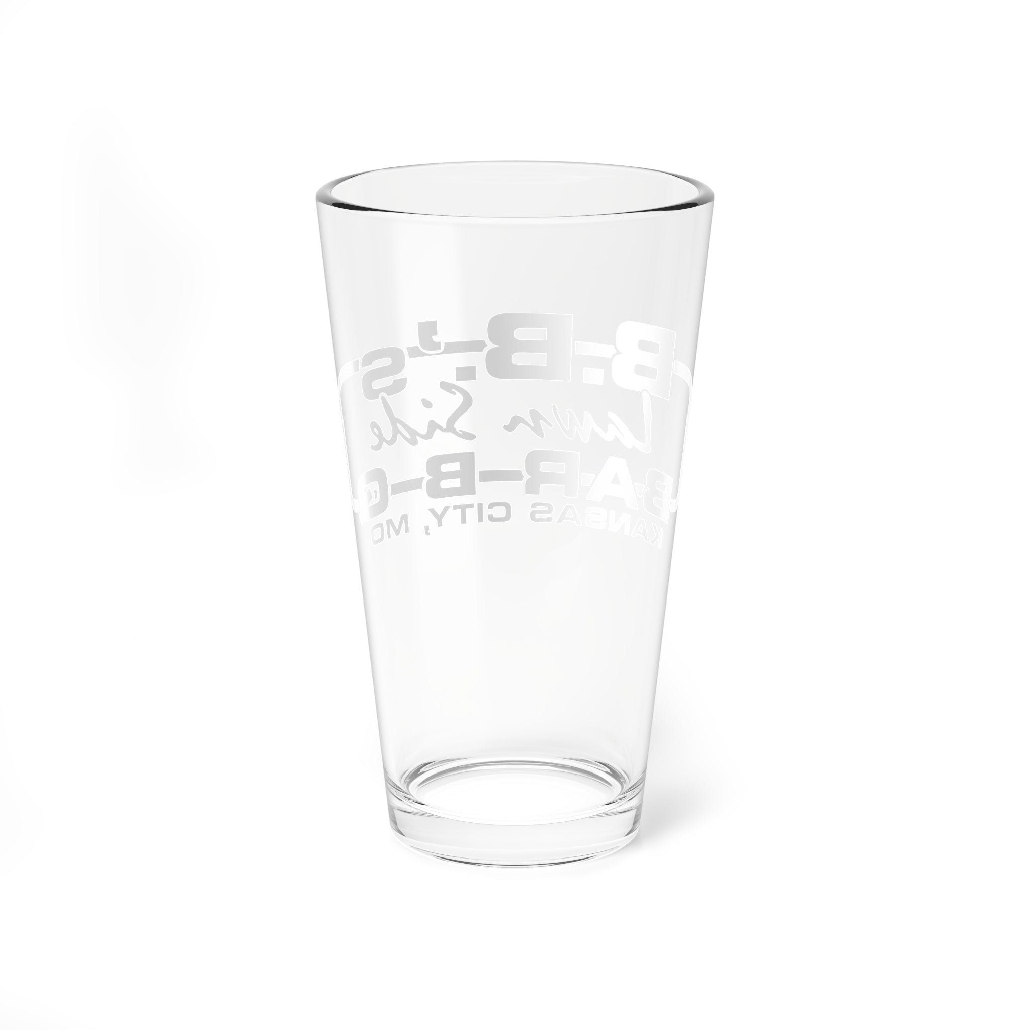 BBQ Mixing Glass - 16oz Clear Drinkware, Summer Gathering Essential, Gift for Grill Lovers, Backyard BBQ Fun, Customizable Home Barware