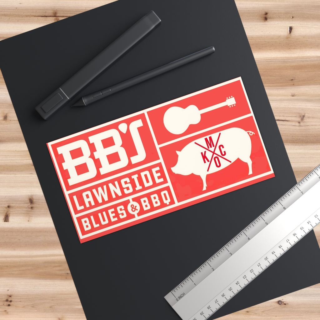 BBQ Concert Bumper Stickers, Fun Vehicle Decals for Music Lovers, Car Stickers for BBQ Enthusiasts, Gift for Foodies, Outdoor Events