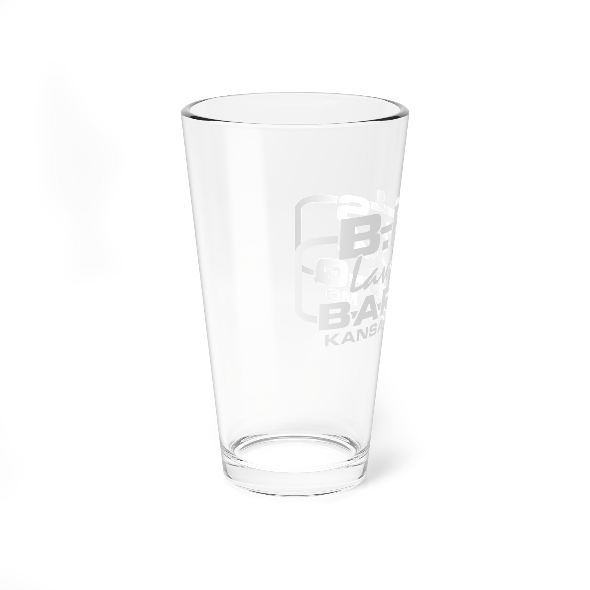 BBQ Mixing Glass - 16oz Clear Drinkware, Summer Gathering Essential, Gift for Grill Lovers, Backyard BBQ Fun, Customizable Home Barware