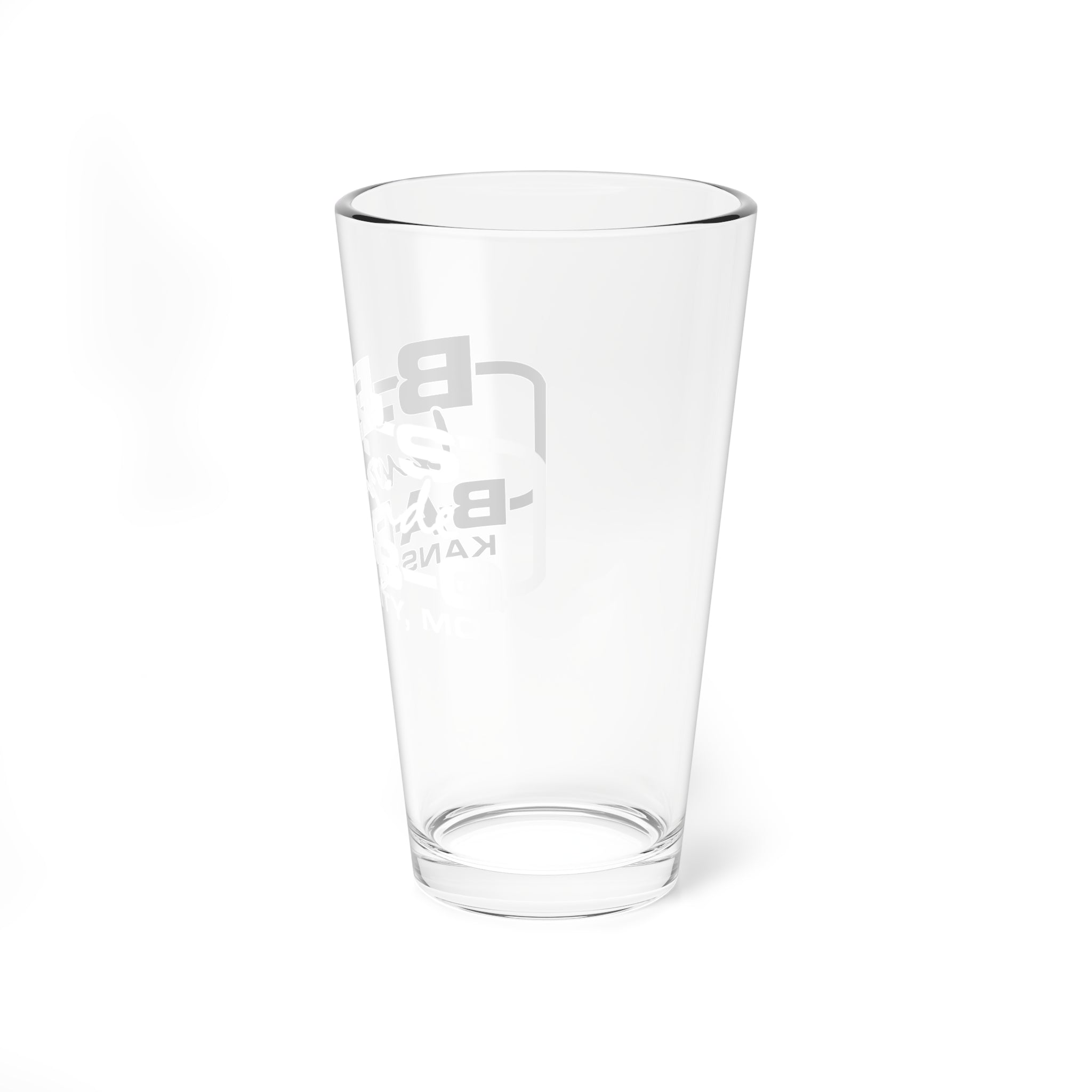 BBQ Mixing Glass - 16oz Clear Drinkware, Summer Gathering Essential, Gift for Grill Lovers, Backyard BBQ Fun, Customizable Home Barware